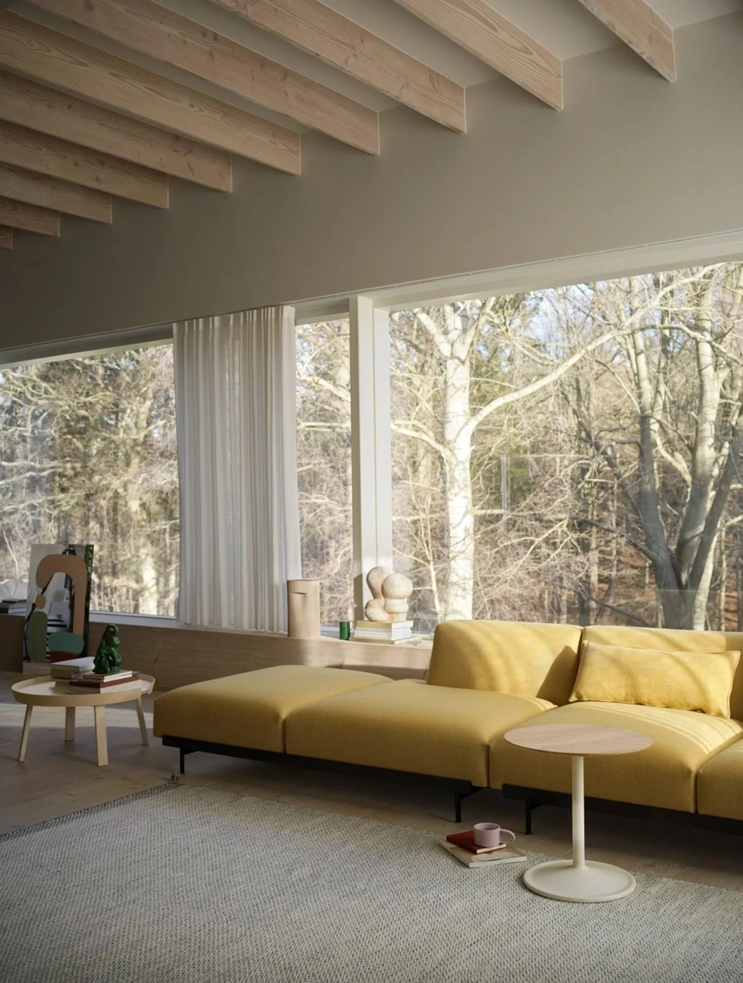 Around bord stort, Oak Muuto