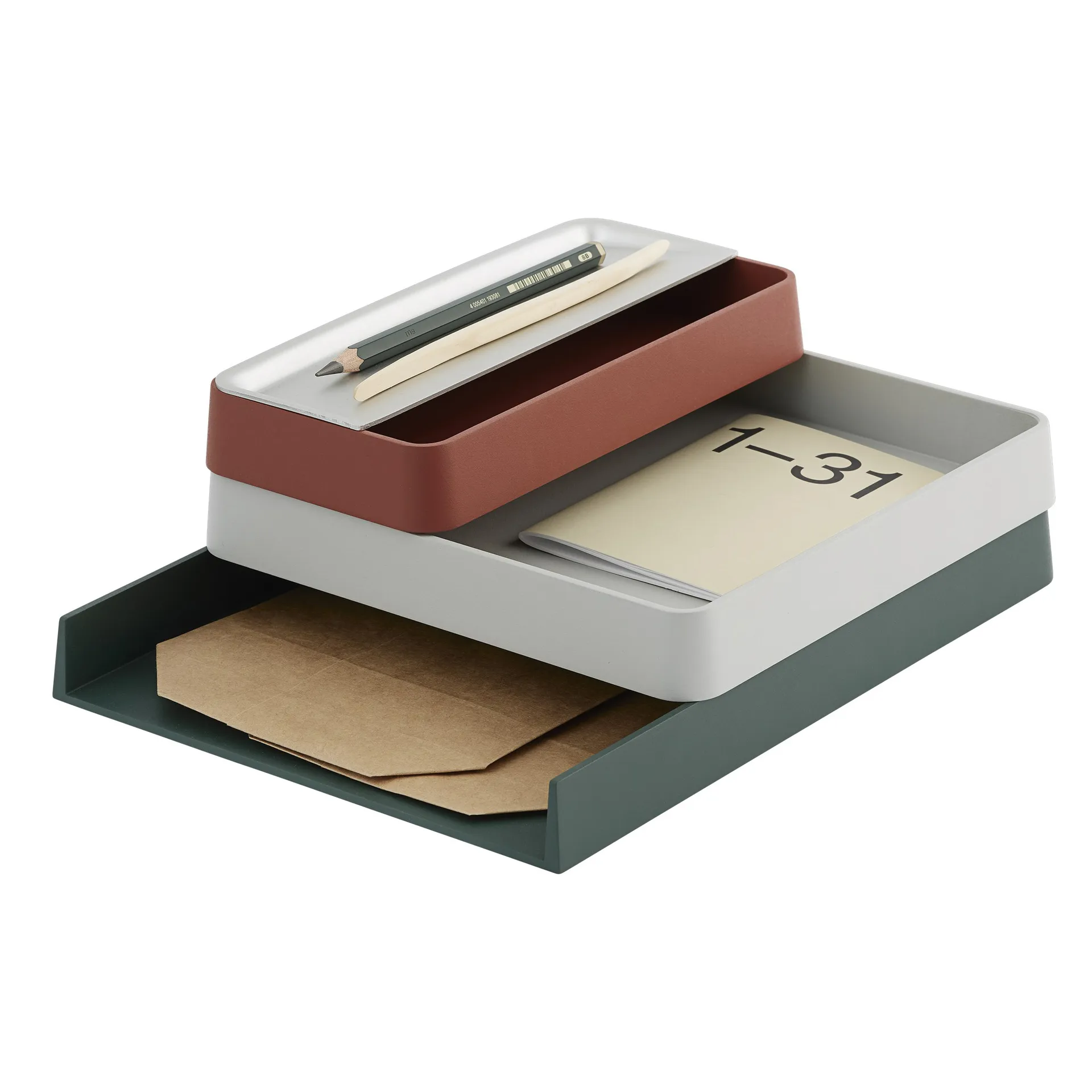 Arrange Desktop brett 12x25 cm, Copper brown Muuto