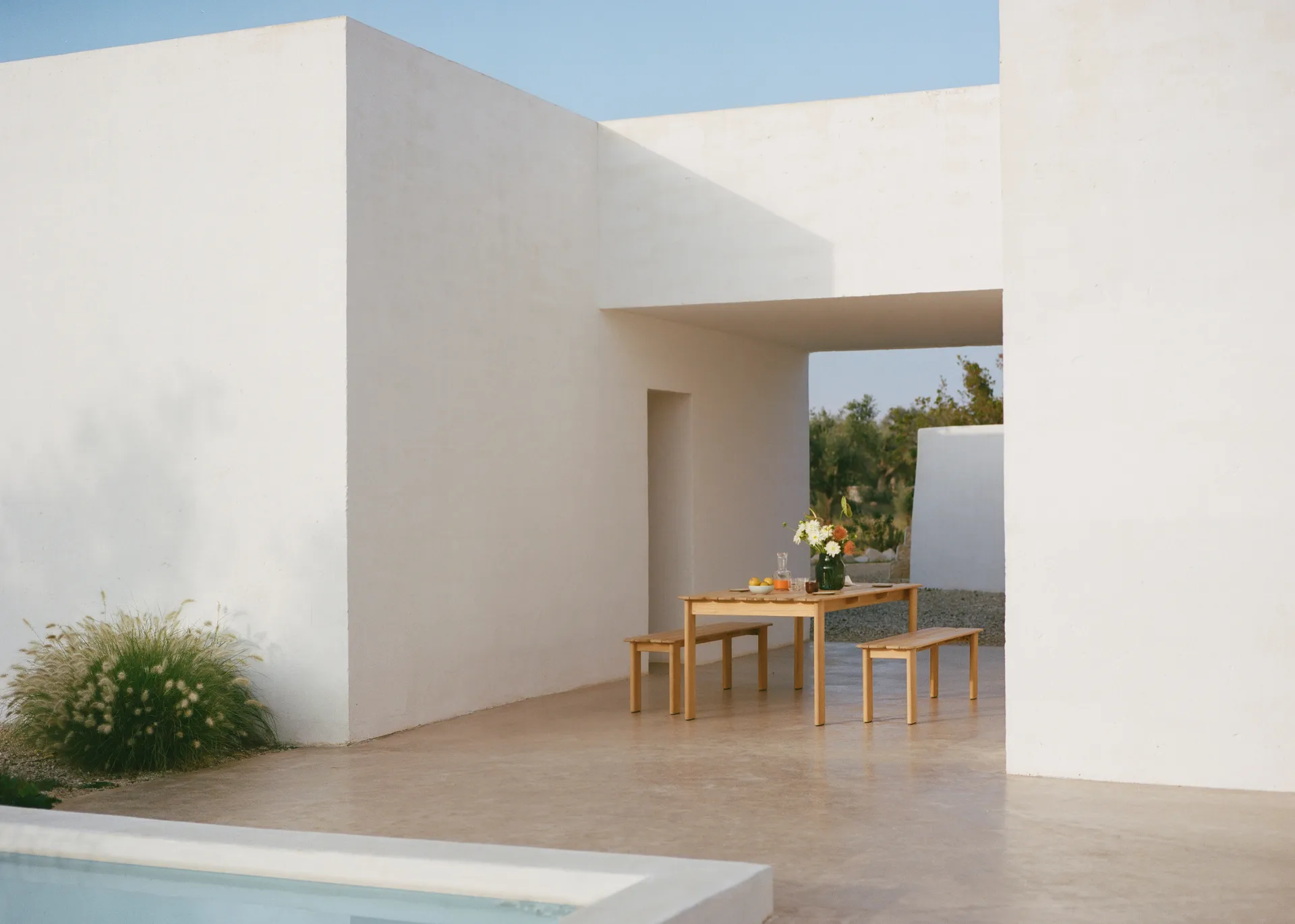 Assemble benk, Teak, 180 cm Muuto