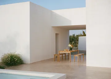 Assemble benk - Teak, 180 cm - Muuto