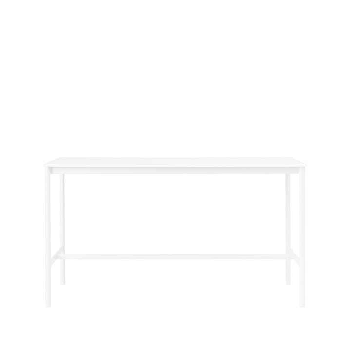 Base High barbord - white laminate, hvitt stativ, abs kant, b 85 l 190 h 105 - Muuto