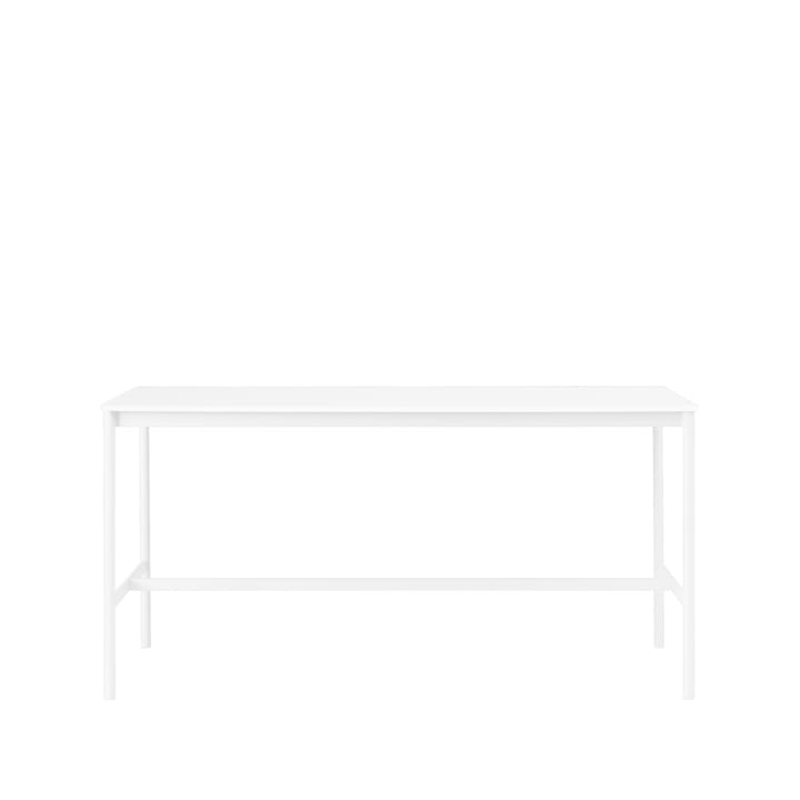 Base High barbord - white laminate, hvitt stativ, abs kant, b 85 l 190 h 95 - Muuto