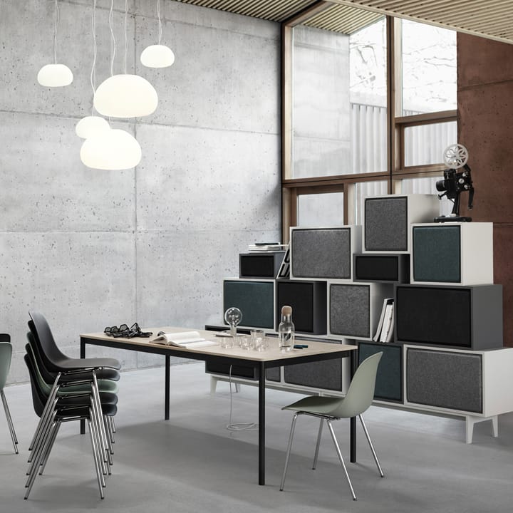 Base spisebord, white, abs kant, 140 x 80 cm Muuto