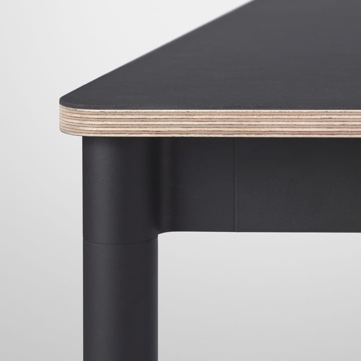 Base spisebord, white, plywoodkant, 250 x 90 cm Muuto