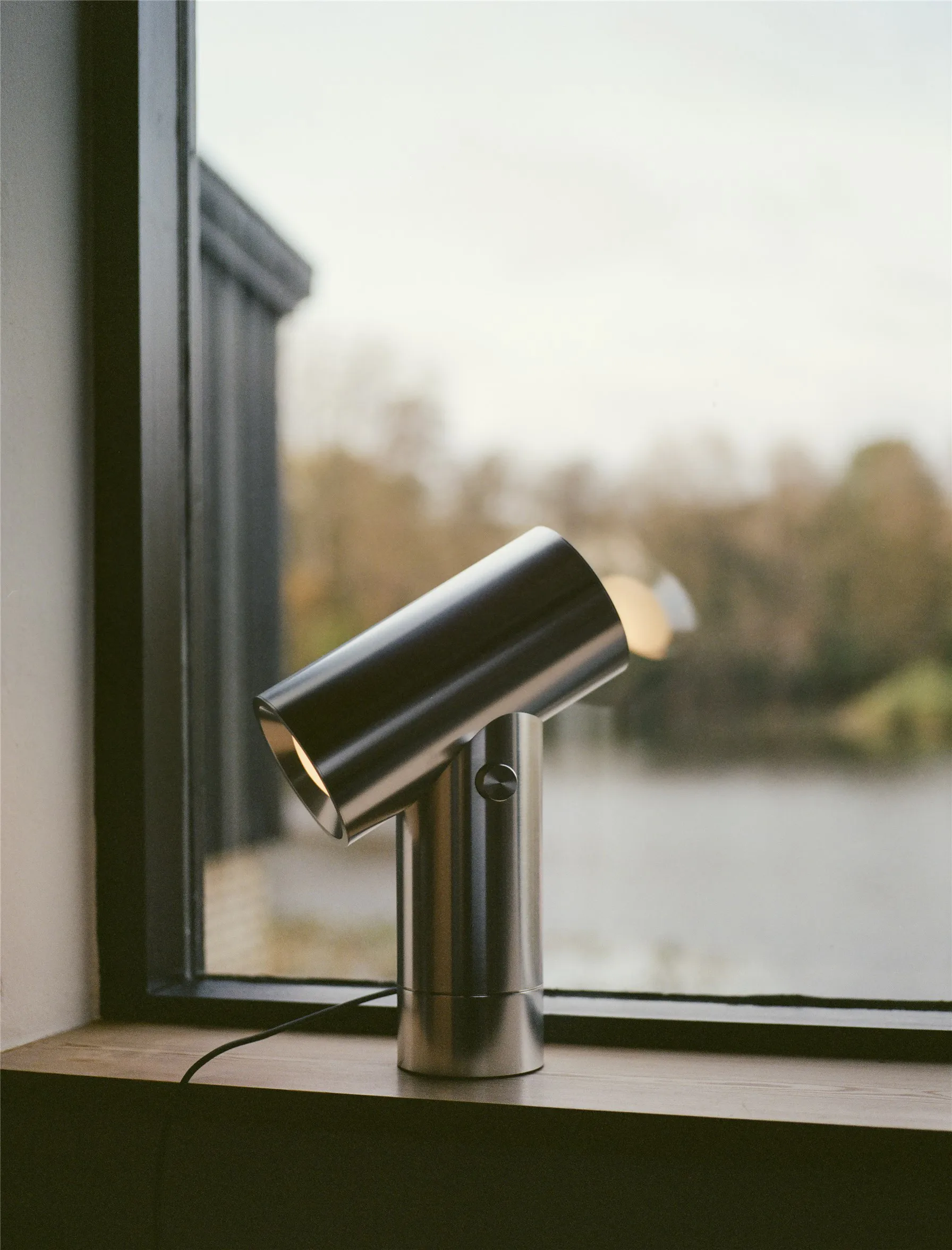 Beam bordlampe 45,4 cm, Polished aluminium Muuto