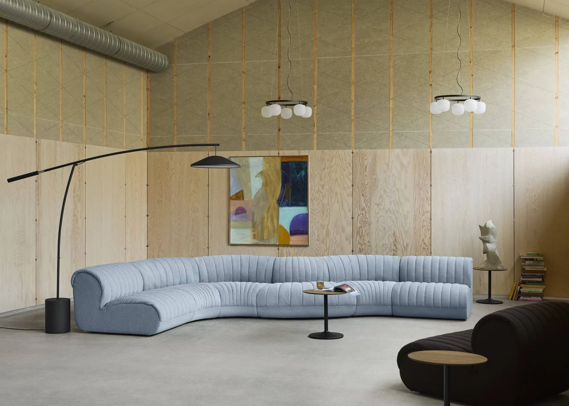 Coltre modulsofa, Konfigurasjon 1, turf-sand, 2-seter Muuto