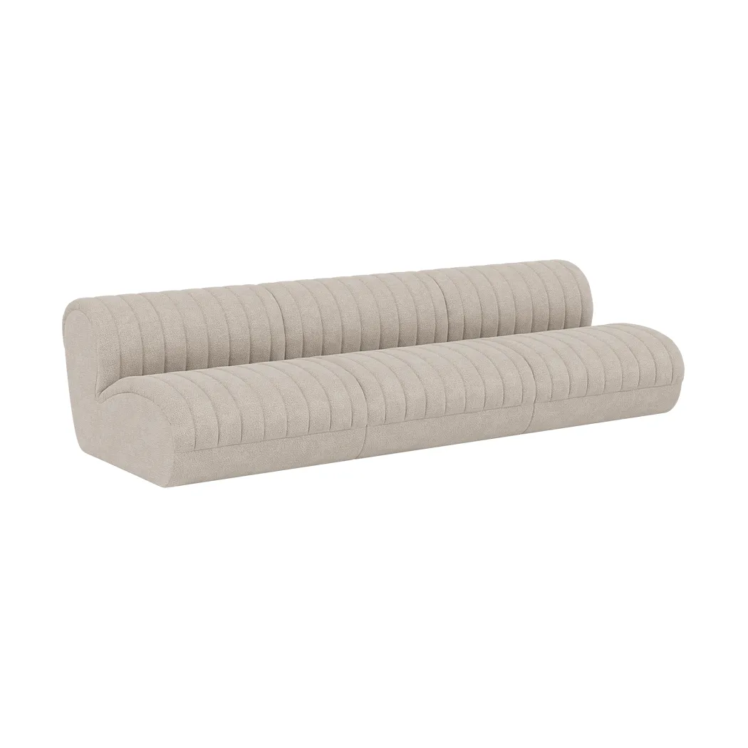 Coltre modulsofa, Konfigurasjon 1, turf-sand, 3-seter Muuto