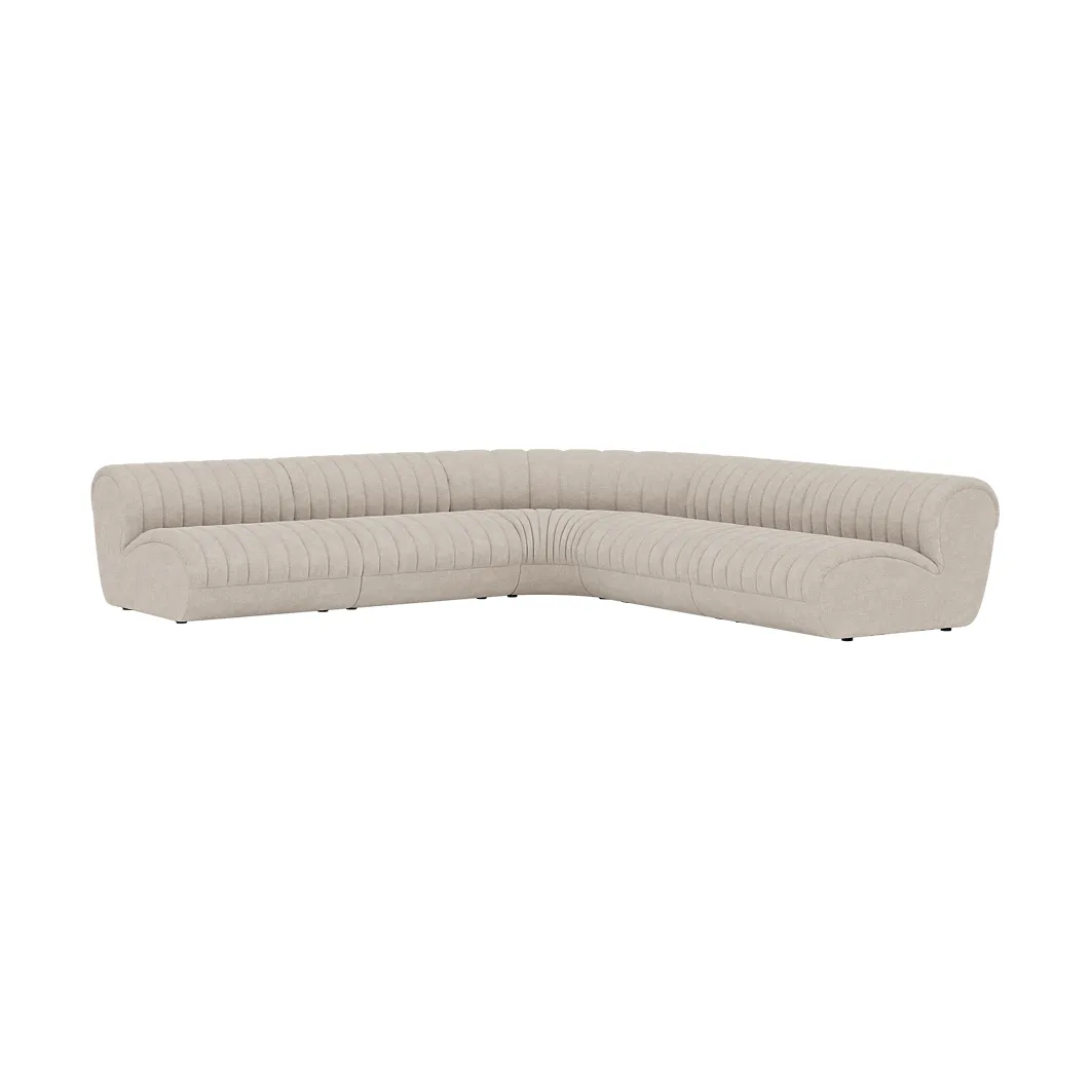 Coltre modulsofa, Konfigurasjon 1, turf-sand, hjørnesofa Muuto
