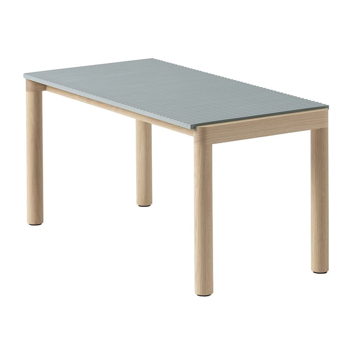 Couple 1 Wavy salongbord 40 x 84 x 40 cm - Pale blue-oak - Muuto