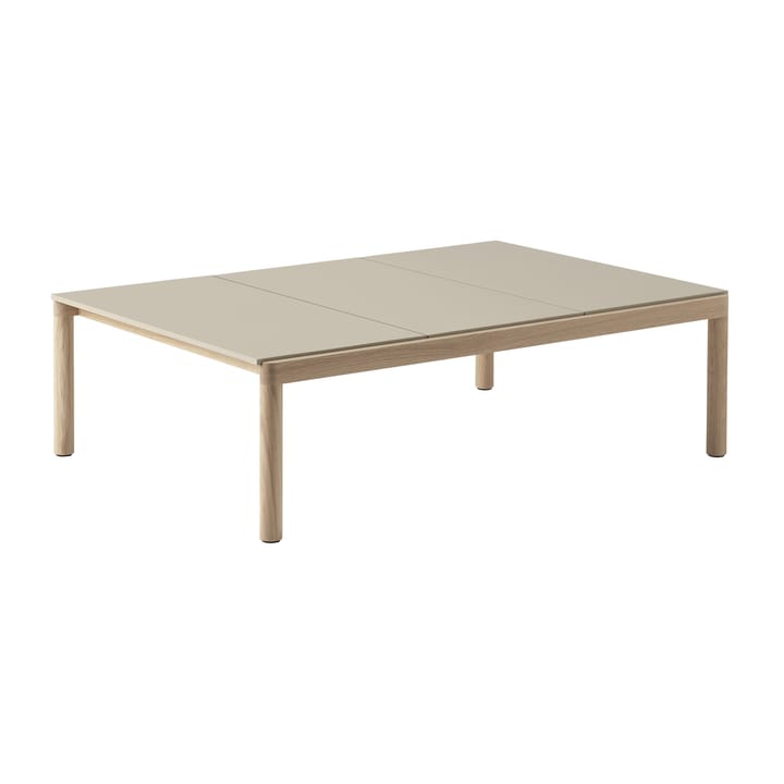 Couple 3 Plain salongbord 120 x 84 x 35 cm - Sand-oak - Muuto