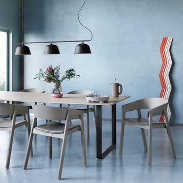 Cover karmstol trukket sete - Refine leather cognac-Oak - Muuto