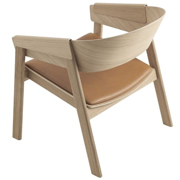 Cover lounge chair leather - Cognac-eik - Muuto