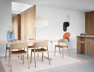 Cover Side Chair leather - Konjakk-eik - Muuto