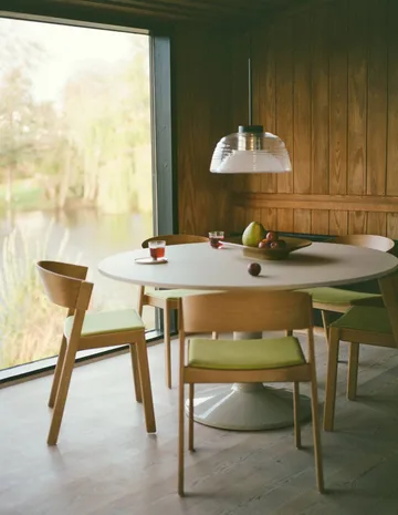Cover Side Chair leather - Konjakk-eik - Muuto