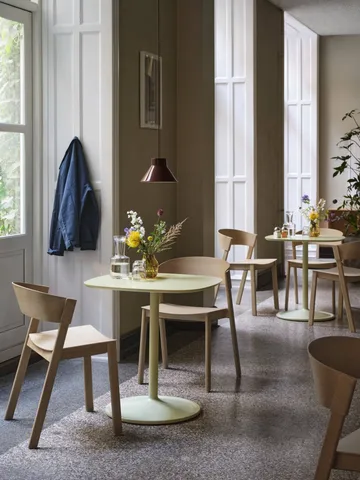 Cover Side Chair leather - Konjakk-eik - Muuto