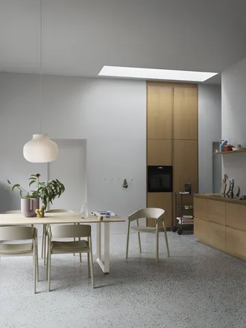 Dots Wood knagg - Light olive, Ø9 cm - Muuto
