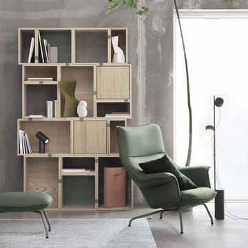 Doze lenestol - Ocean 3-Anthracite black - Muuto