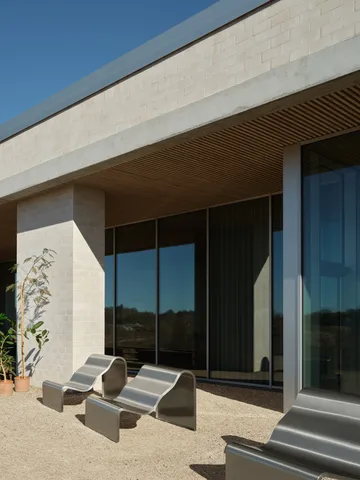 Dream View benk - Børstet stål, 100 cm - Muuto