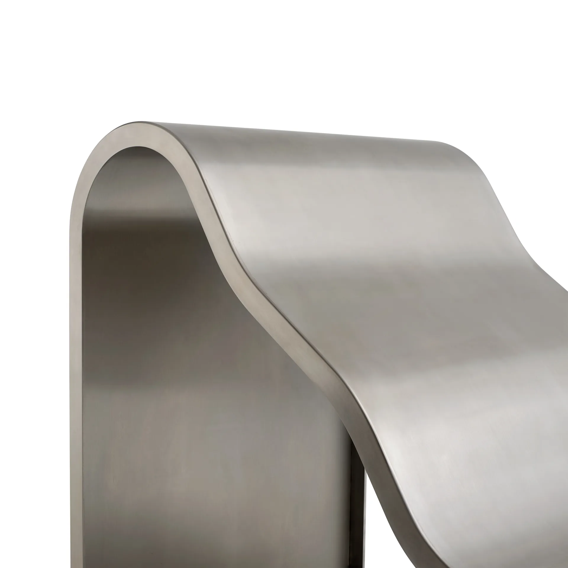 Dream View benk, Børstet stål, 60 cm Muuto