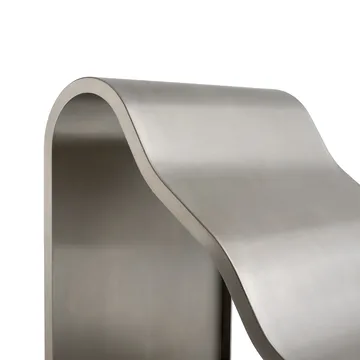 Dream View benk - Børstet stål, 60 cm - Muuto