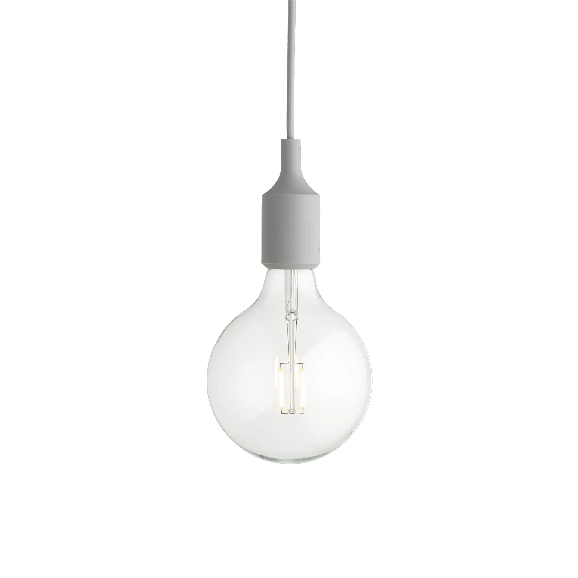 E 27 lampe, lysegrå Muuto