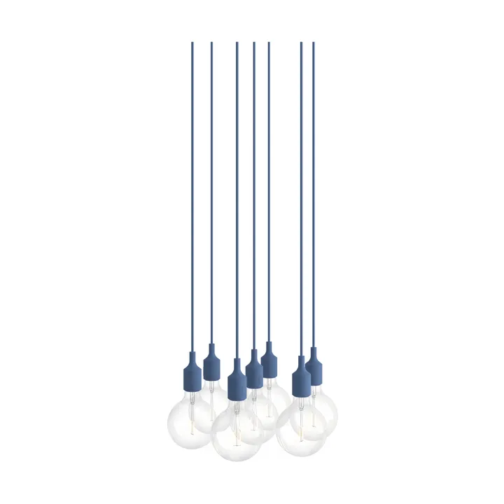 E27 Pendant Cluster 7 pendellampe - Pale blue - Muuto