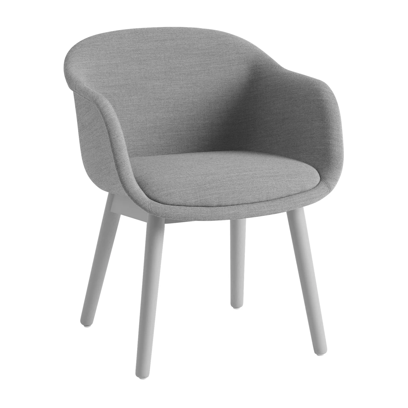 Fiber Conference Armchair med treben, Remix 133-grey Muuto