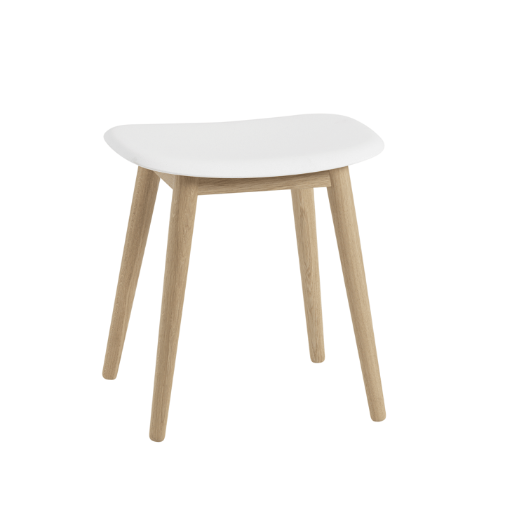 Fiber krakk - natural white, eikeben - Muuto