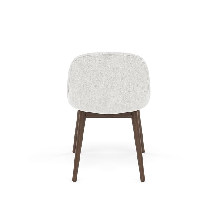 Fiber Side Chair stol med trebein, Hallingdal nr110-stained dark brown Muuto