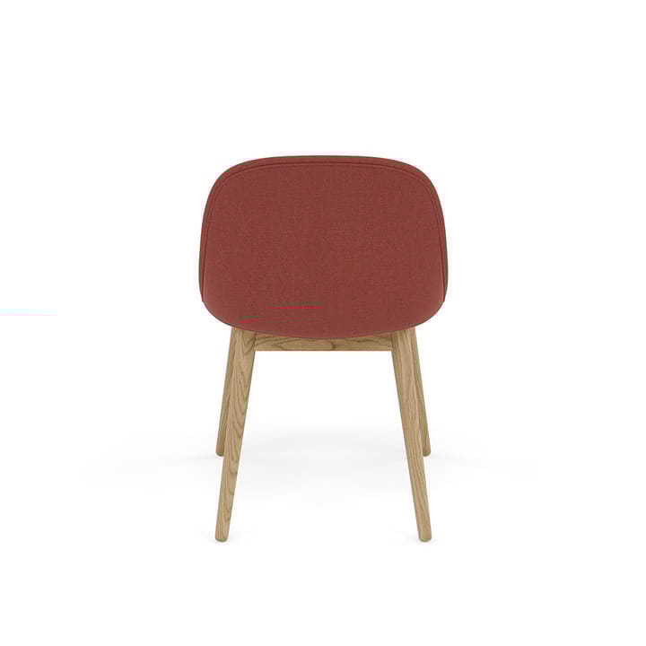 Fiber Side Chair stol med trebein, Re-wool 558-oak Muuto