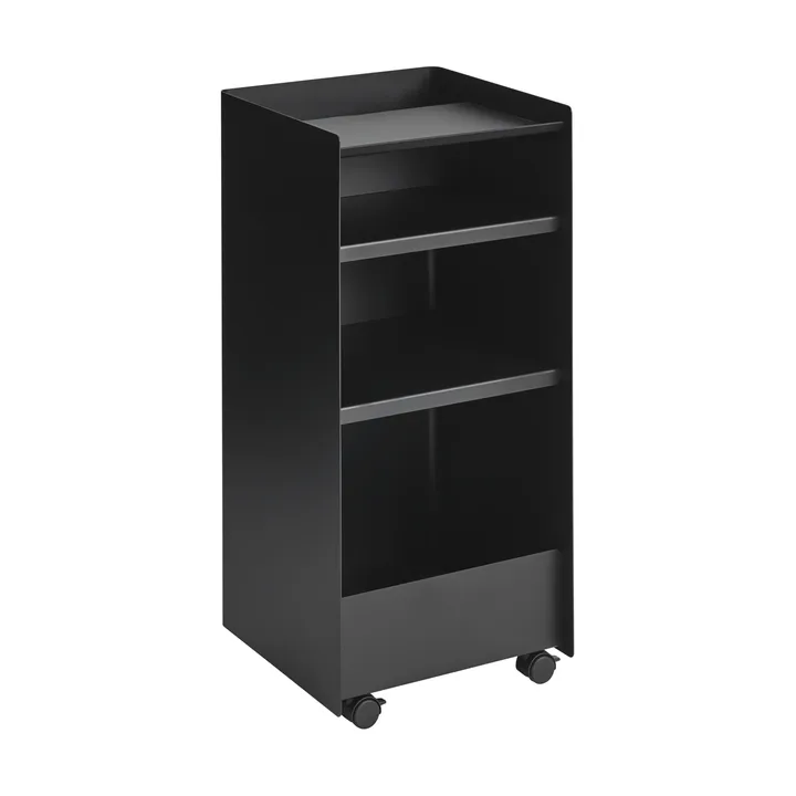 Folded Trolley tralle åpen - Black, 37,4x38,7x37,2 cm - Muuto