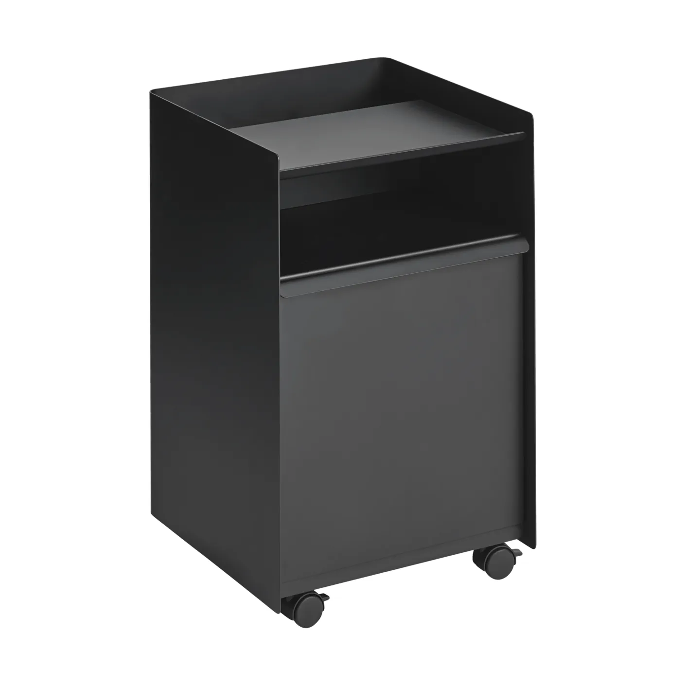 Folded Trolley tralle med skuff, Black Muuto