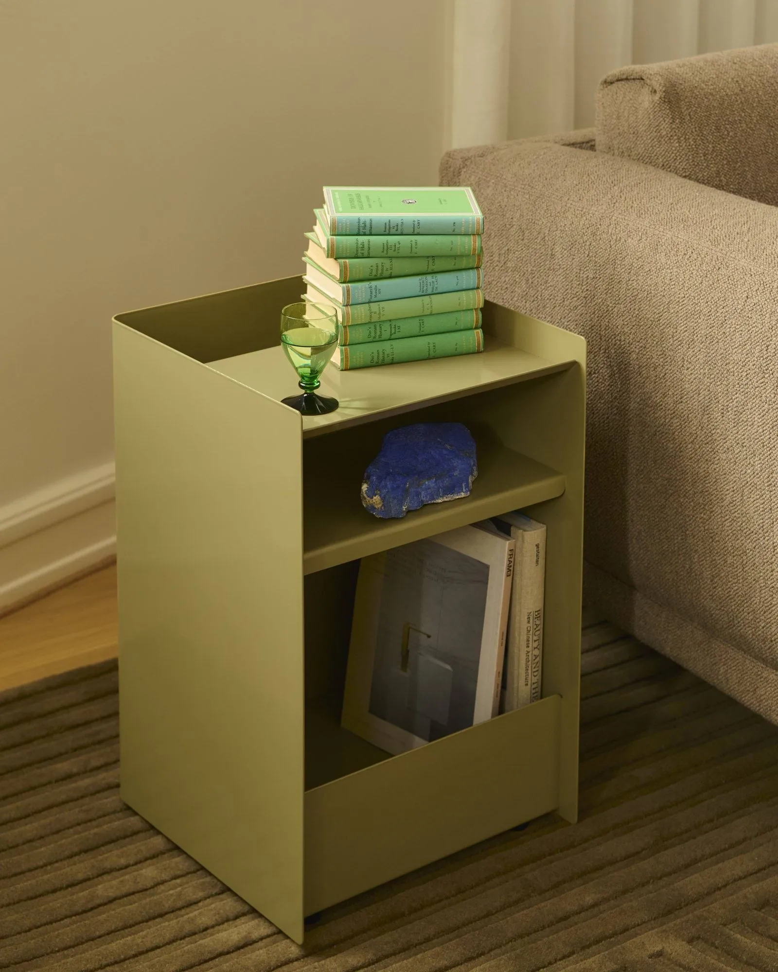 Folded Trolley tralle med skuff, Black Muuto