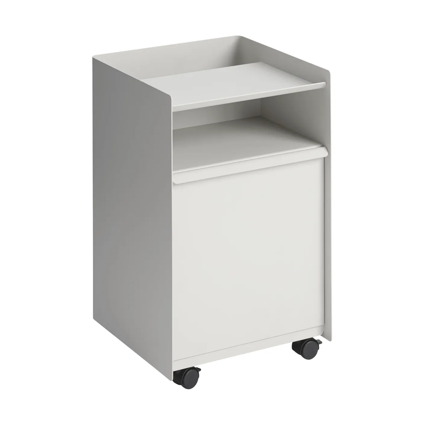 Folded Trolley tralle med skuff, Grey Muuto