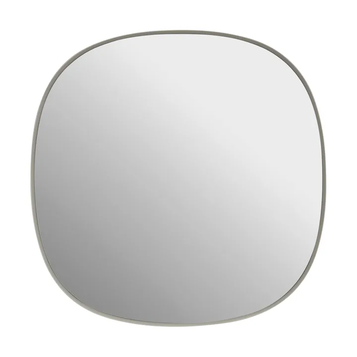 Framed speil - Grey-clear, 40x40 cm - Muuto