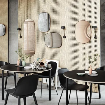 Framed speil - Taupe, 59x44 cm - Muuto