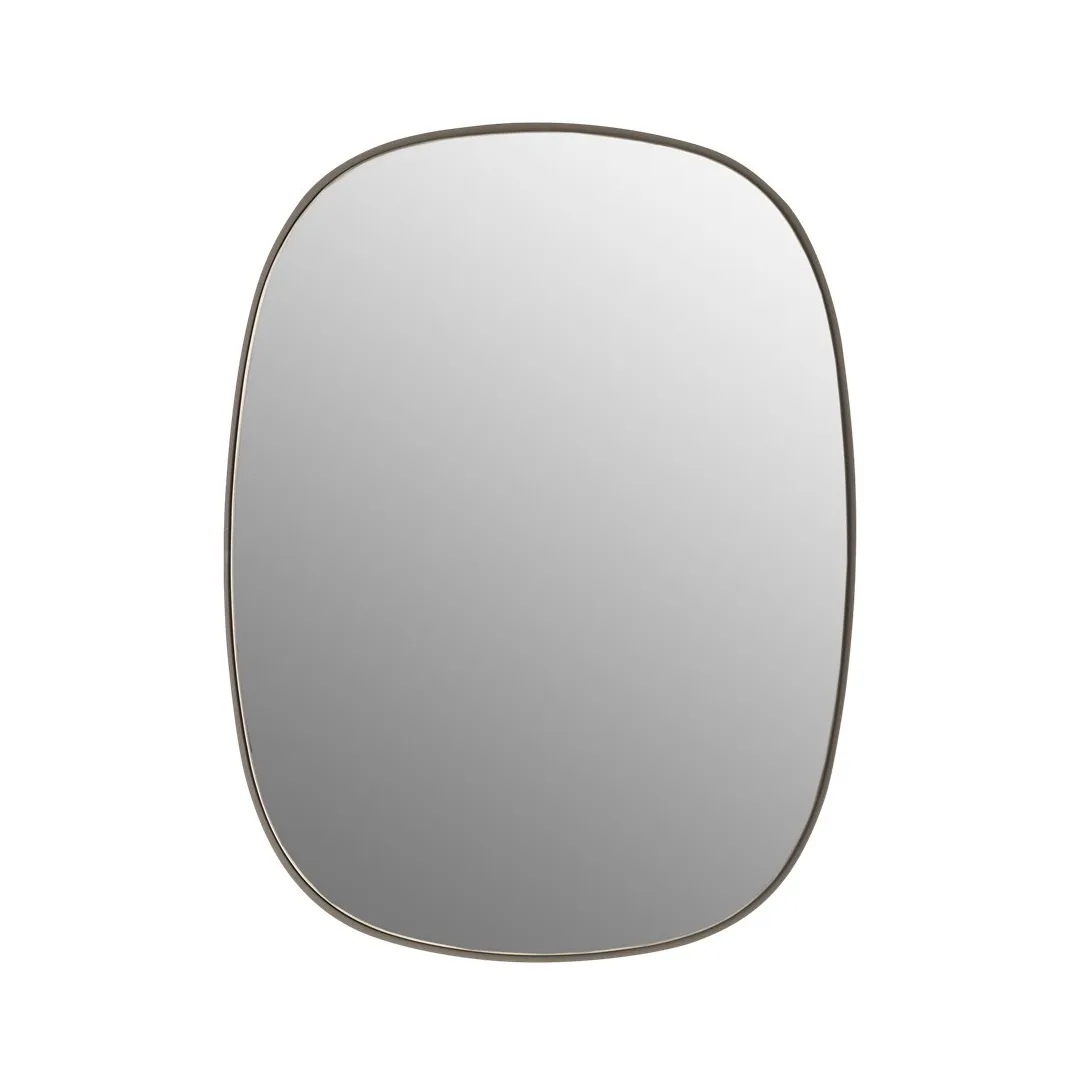Framed speil, Taupe-clear, 59x44 cm Muuto