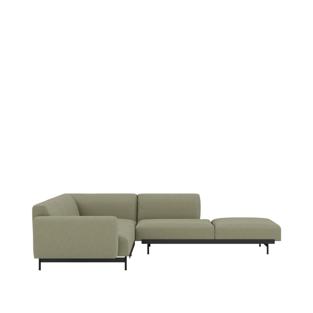 In Situ Config 3 hjørnesofa, Clay 15-Configuration 3-Black Muuto