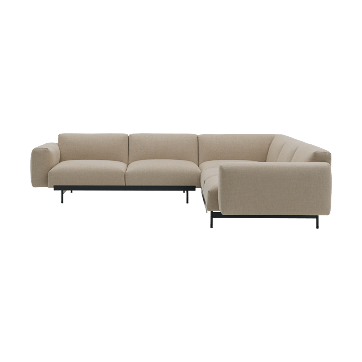 In Situ hjørnesofa Configuration 1 - Ecriture 240-Black - Muuto