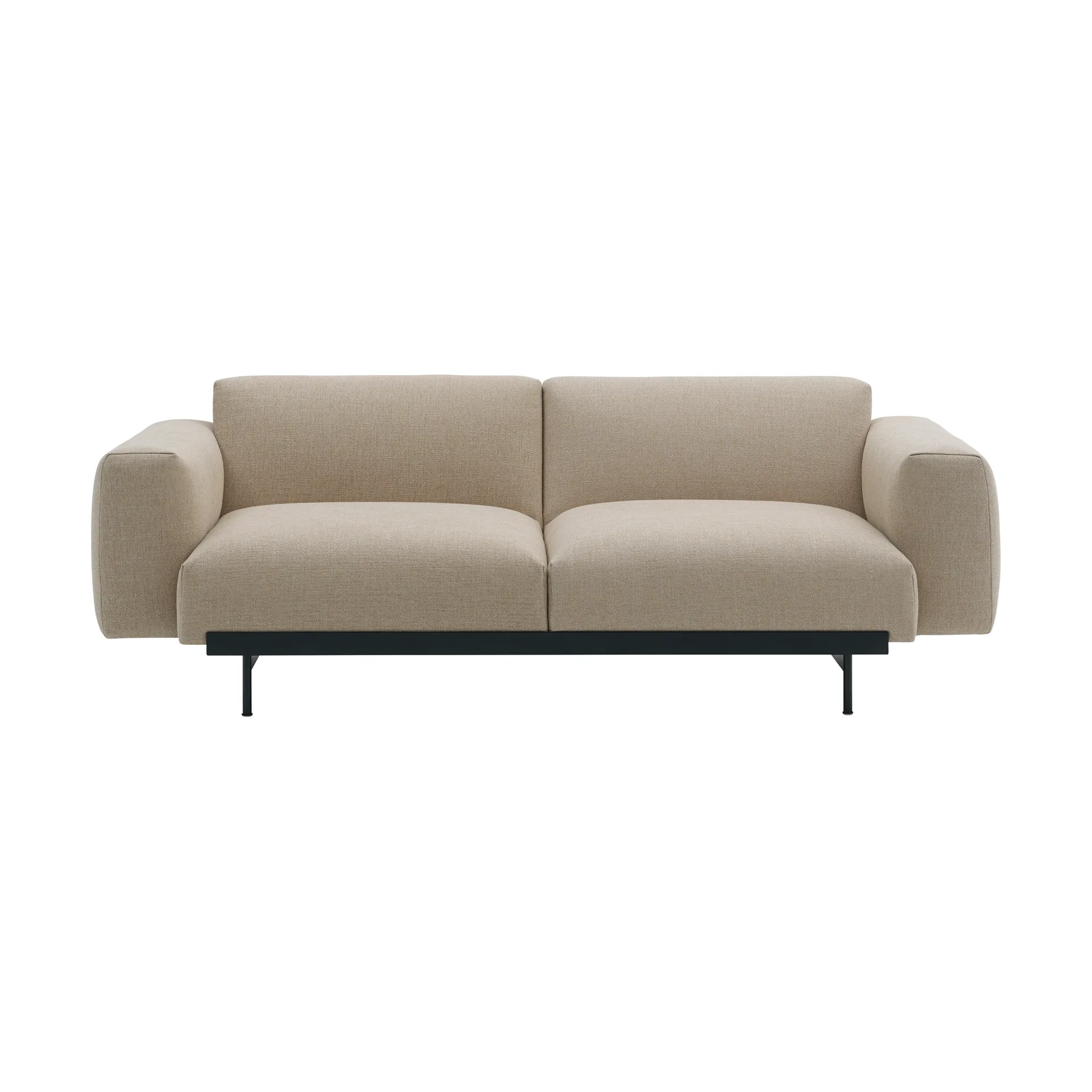 In Situ modulsofa 2-seter Configuration 1, Ecriture 240-Black Muuto