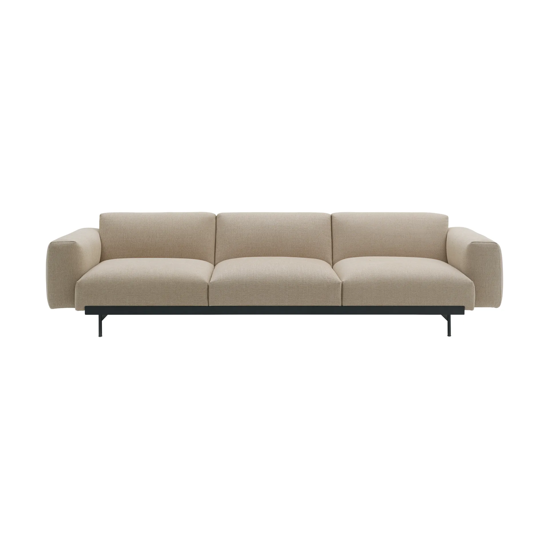 In Situ modulsofa 3-seter Configuration 1, Ecriture 240-Black Muuto
