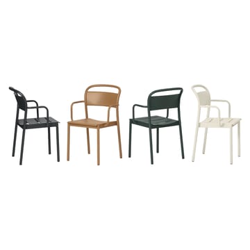Linear Steel Armchair karmstol - Black - Muuto