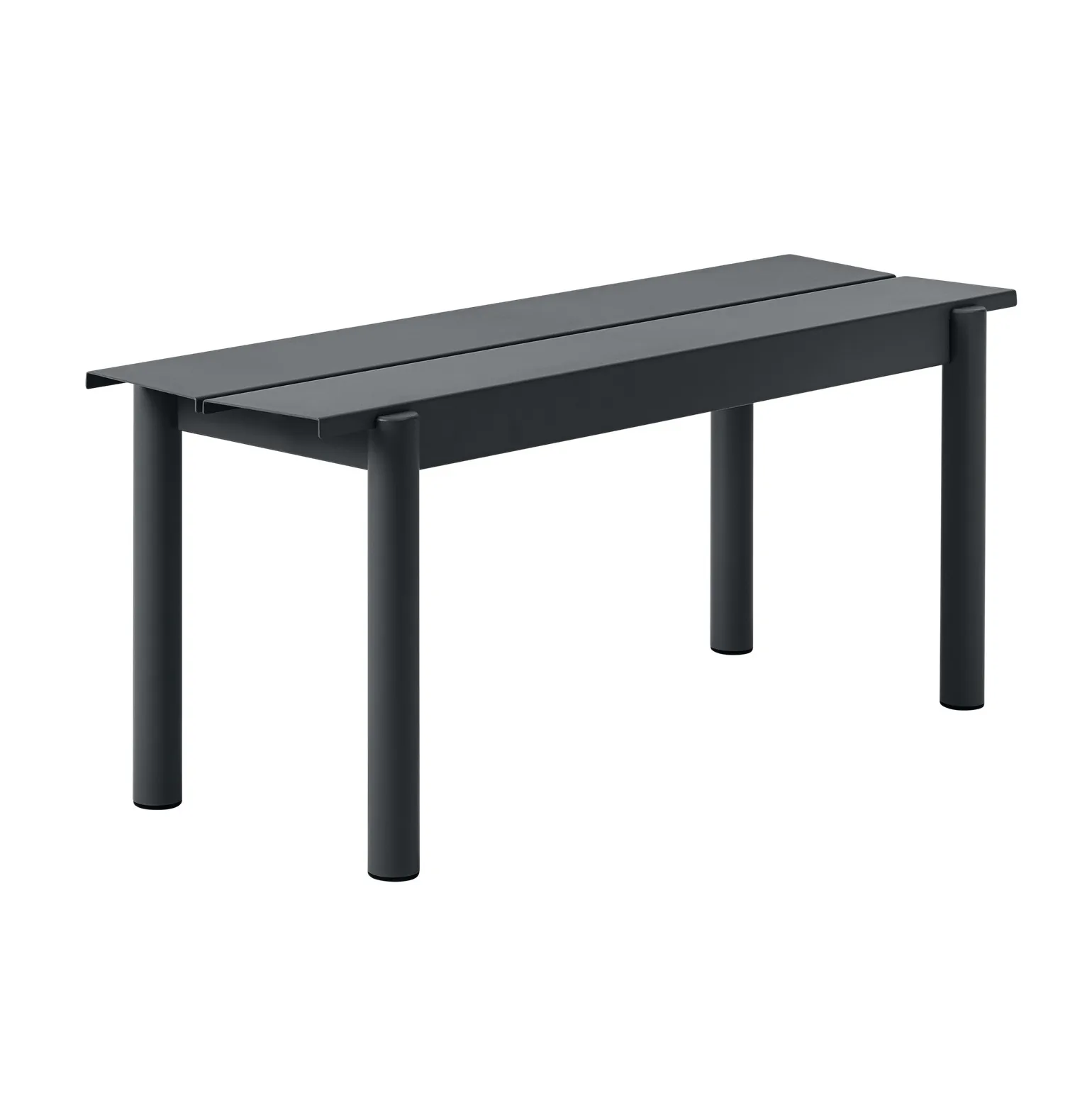 Linear Steel Bench benk 110x34 cm, Black Muuto