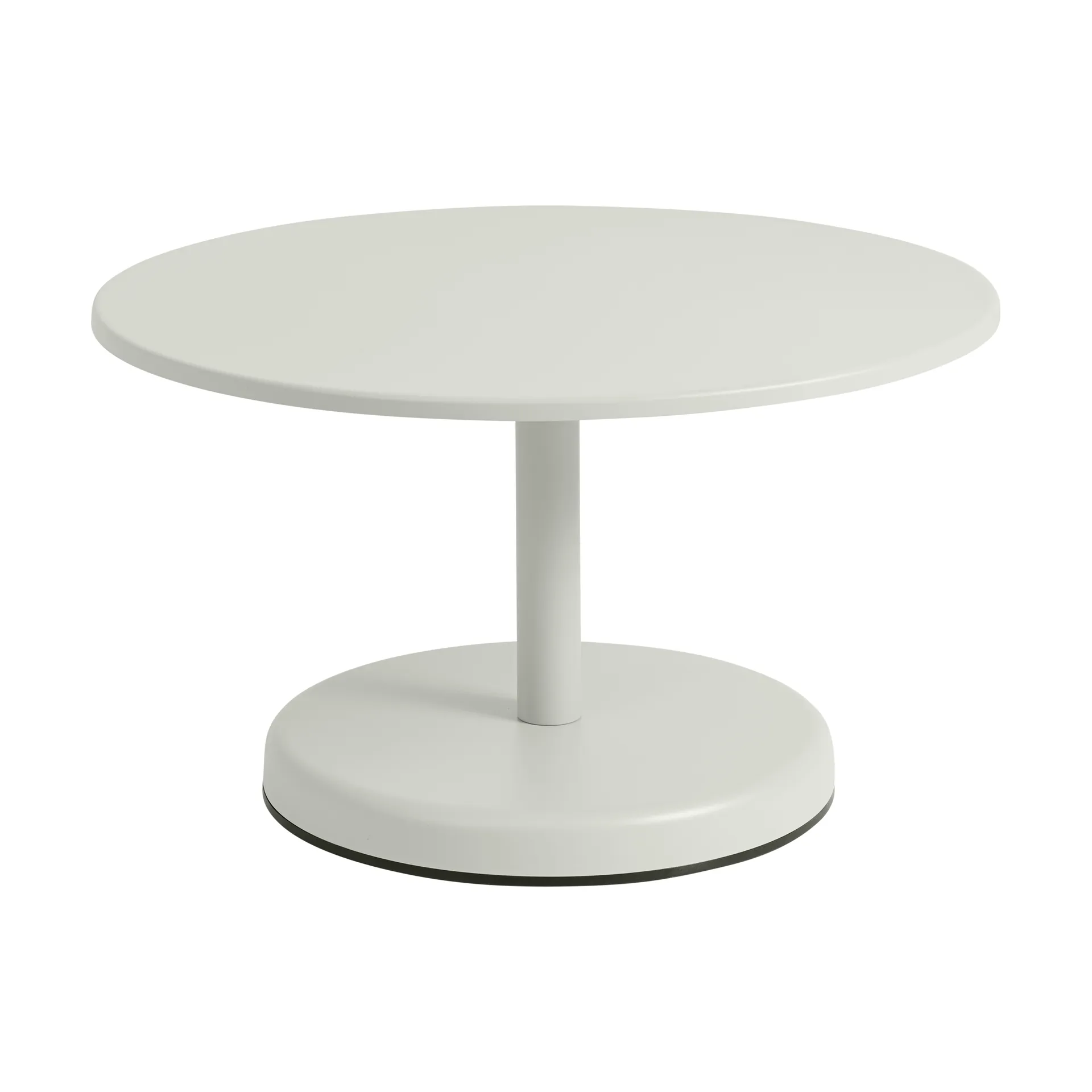 Linear Steel sofabord, Grey, Ø70x40 cm Muuto