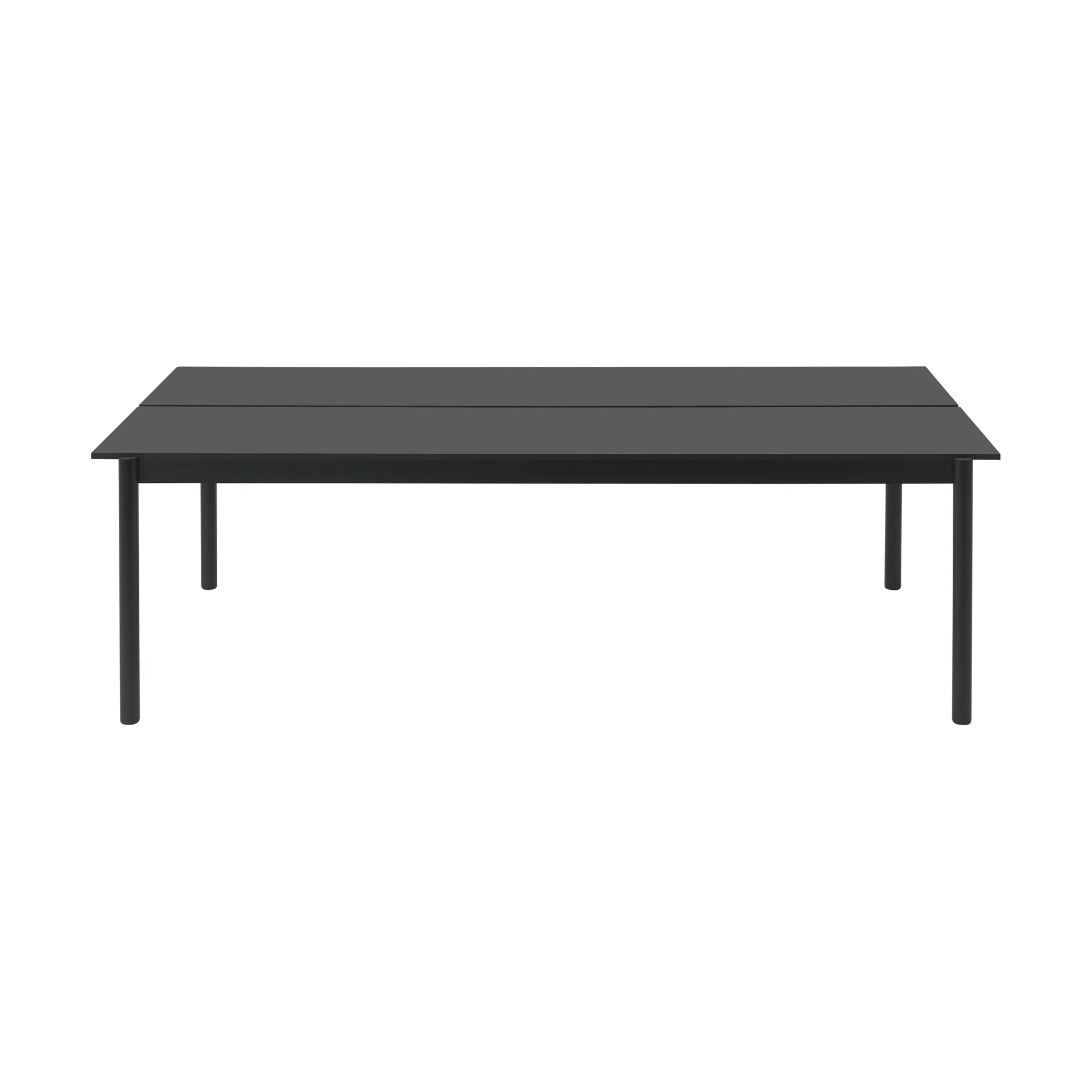 Linear System spisebord 110x240 cm, Black nanolaminate-black-black Muuto
