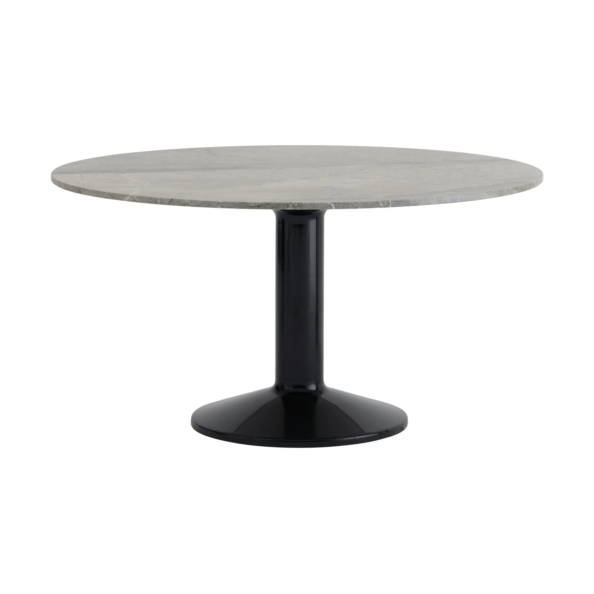 Midst sofabord, Grey marble-black, Ø140 cm Muuto