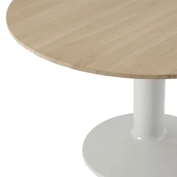 Midst søylebord - Oiled oak-grey, Ø120 cm - Muuto