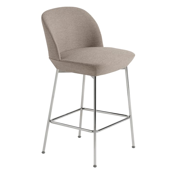 Oslo Counter stol forkrommede ben - Ocean 32 - Muuto