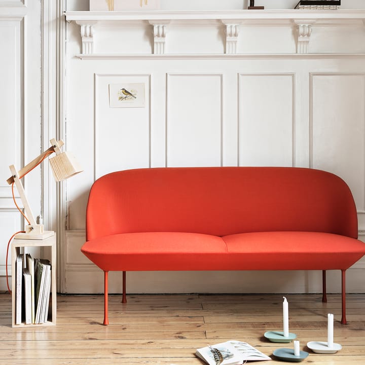 Oslo sofa 2-seter, Hallingdal 407-Yellow Muuto