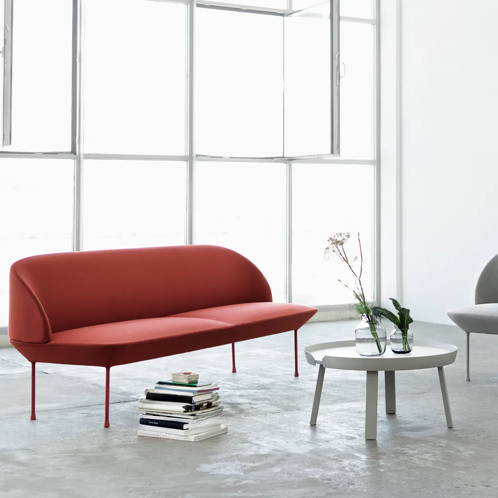Oslo sofa 2-seter, Steelcut 180-Dark grey Muuto